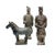 1980s Chinese Terracotta Replicas of Warriors - Set of 3 For Sale - Image 12 of 14