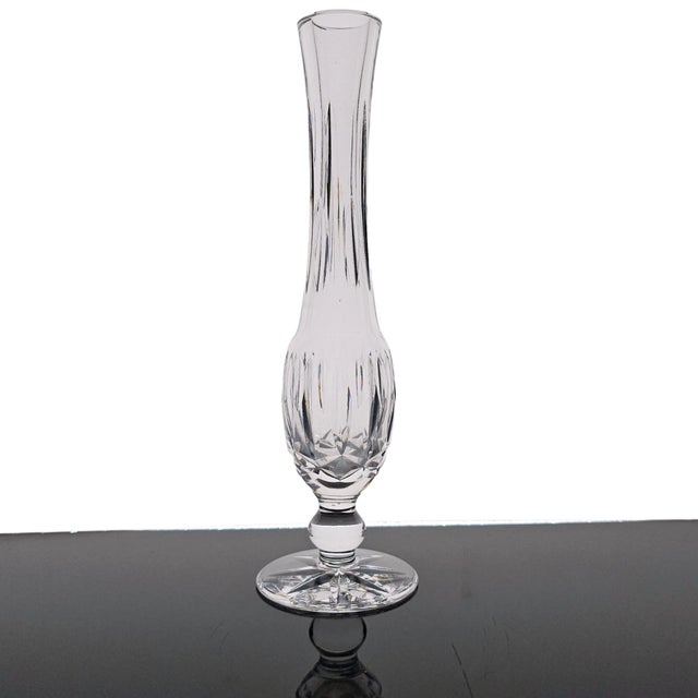 Waterford Crystal Footed Bud Vase Vases & Urns Collection 9.25" For Sale - Image 13 of 17
