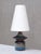 Blue Table Lamps in Glazed Stoneware by Einar Johansen for Søholm, Denmark, 1960s, Set of 2 For Sale - Image 8 of 13