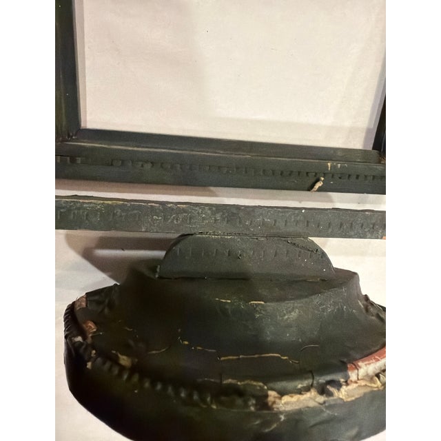 Circa 1870's Ebonized Victorian Pedestal Tabletop Frame For Sale - Image 10 of 13