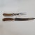 Early 1900s Coventry Cutlery Co Antler Carving Set- 2 Pieces For Sale - Image 4 of 4