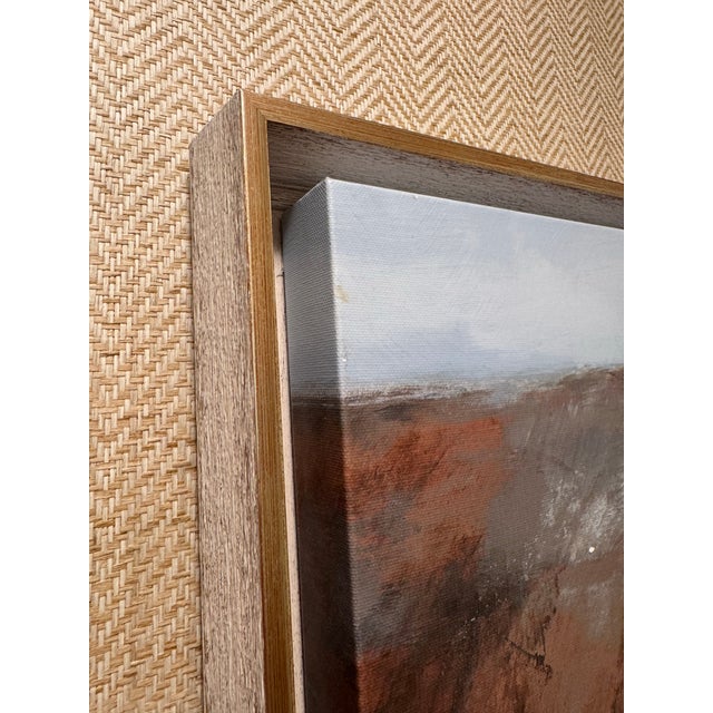 Late 20th Century Pair of Leftbank Art Hand-Enhanced Barn Landscapes in Custom Gallery Frames For Sale - Image 5 of 9