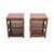 A smart and extremely well made pair of antique military campaign style side tables. They were made in England, and date...