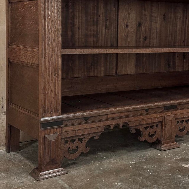 19th Century Dutch Renaissance Open Bookcase For Sale - Image 9 of 17