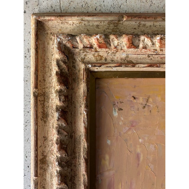 Vintage 1961 Figurative Nude Impasto Painting in Earth Tones, Signed For Sale - Image 4 of 10