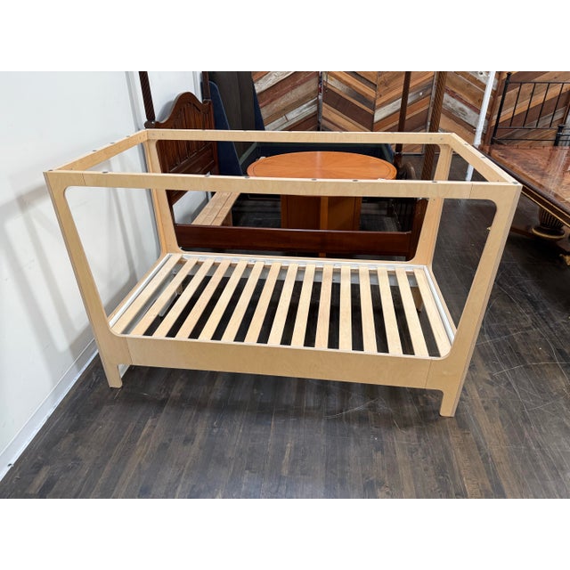 Wood Twin Size Oeuf Perch Nest Bed Frame For Sale - Image 7 of 12