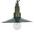 Industrial Blue Enamel Military Pendant Lamp with Cast Aluminium Top, 1960s For Sale