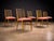 Mid-Century Modern Rare Set of Six Dining Chairs by Joaquim Tenreiro in Caviúna Wood, Brazil, 1950s For Sale - Image 3 of 13