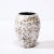 1960s Mid-Century Modernist White and Earth Toned Ceramic Vase For Sale - Image 5 of 12