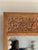 Large Freestanding Teak Mirror with Carved Openwork Pediment, Indonesia, 1980s For Sale - Image 4 of 18