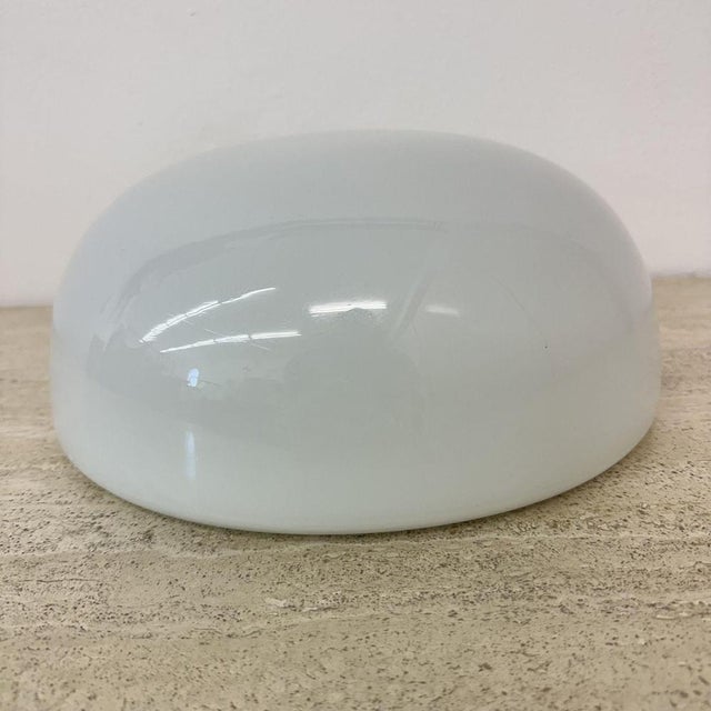 Dimensions: 12cm H, 30cm diameter Conditon: Good Material: Glass, metal Period: 1930's Origin: the Netherlands Up to 250V...