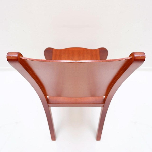 Driade Vintage Wooden Chair by Philippe Starck for Dryade, Italy, 1990s For Sale - Image 4 of 15