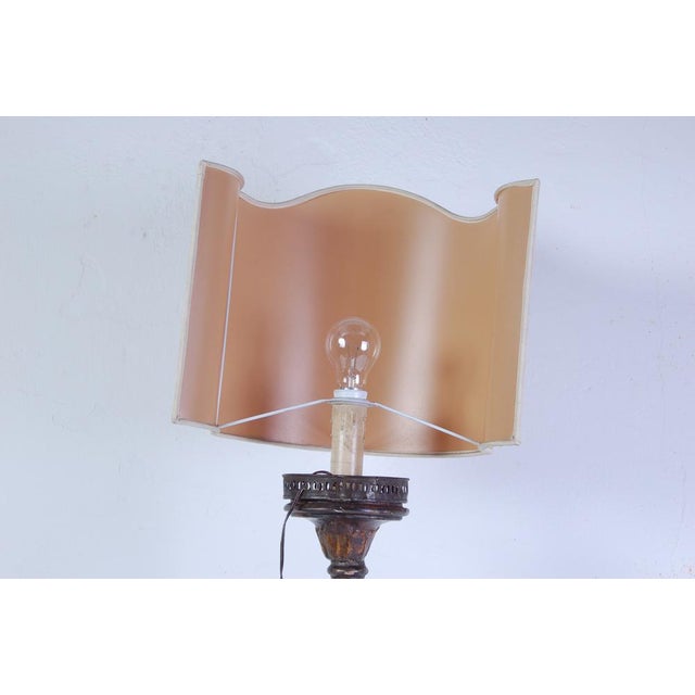 19th Century Wooden Floor Lamp For Sale - Image 12 of 16