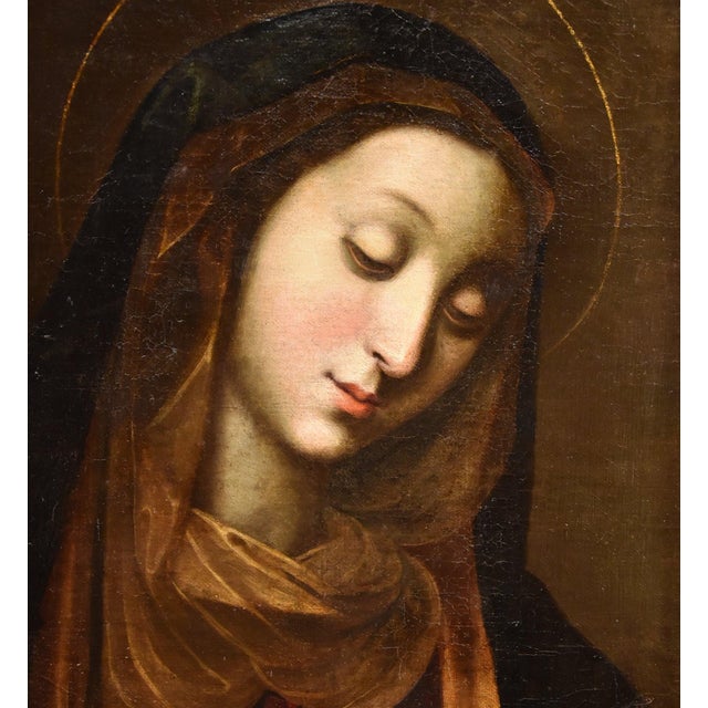 Scipione Pulzone, Madonna, 1600, Oil on Canvas, Framed For Sale - Image 6 of 14