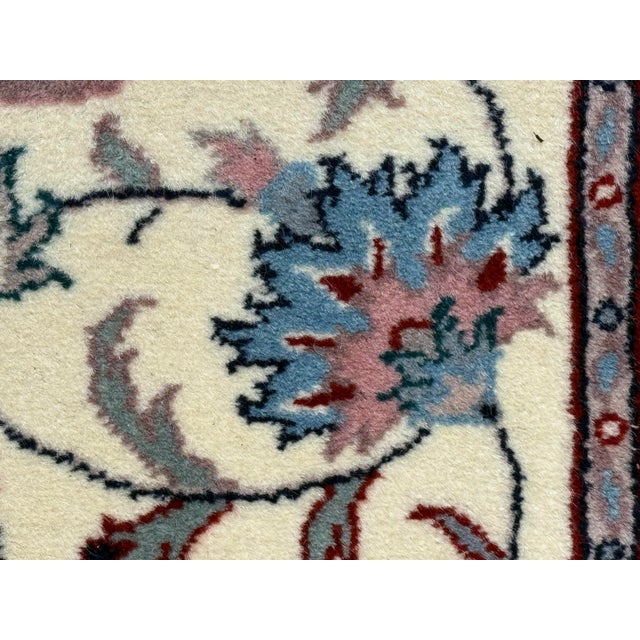 2ft 6 in × 12ft Persian Style Floral Wool Runner Rug For Sale - Image 10 of 12
