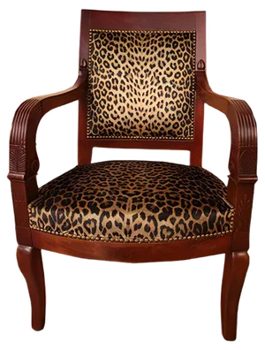 Mahogany Empire Style Armchair