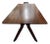 Moderncre8ve "Zoe" Solid Walnut Dining Table — Mid-Century Danish Modern For Sale
