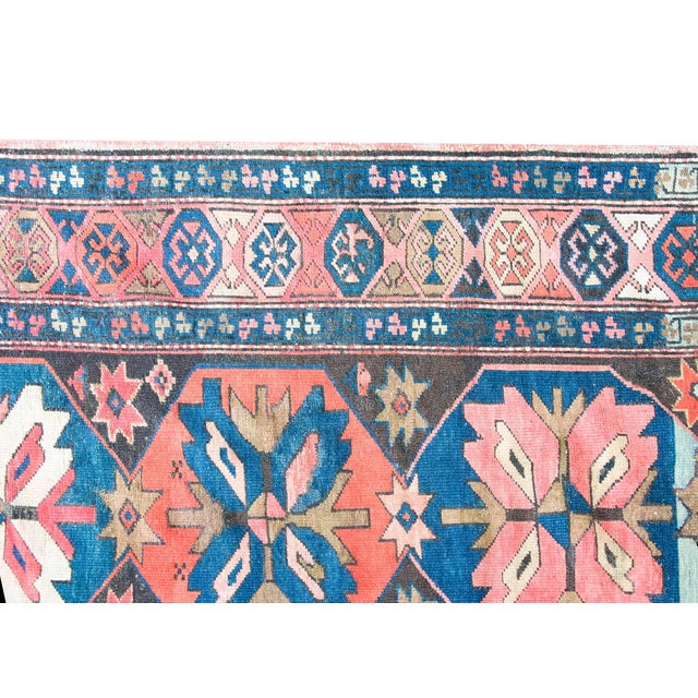 Early 20th Century Persian Kazak Rug For Sale - Image 9 of 15