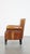 Leather Armchair in a Light Cognac Color For Sale - Image 5 of 12