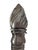 Wood Maitland-Smith Neoclassical Silver Leaf Dressing Floor Mirror For Sale - Image 7 of 18