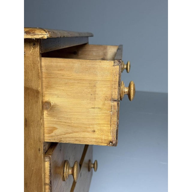 Wood Antique English Chest of Drawers, 1800s For Sale - Image 7 of 17