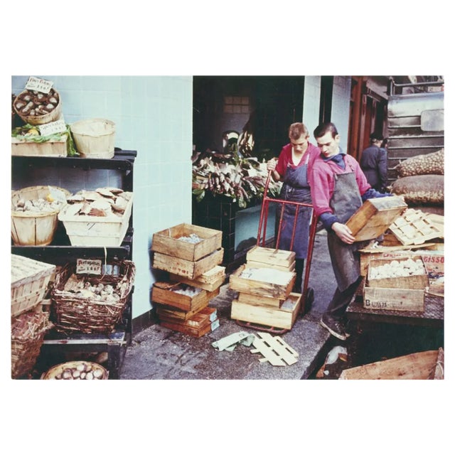 Peter Cornelius, Paris in Color: Market Delivery, 1956-1961 / 2023, Archival Pigment Print For Sale