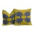 Lilly of Nile Against Gold Paisley, B. Luke Designer Pillows For Sale