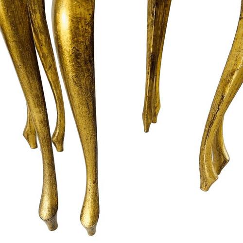 Gold Vintage Florentine Hollywood Regency Gilt Wood Nesting Tables, 1950s, Set of 2 For Sale - Image 8 of 11