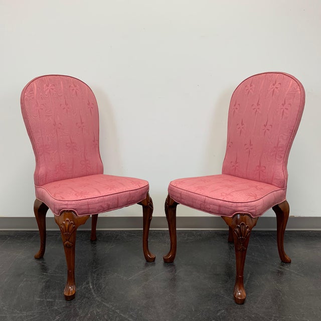 John Queen Anne Style Dining Parsons Side Chairs Set of 4