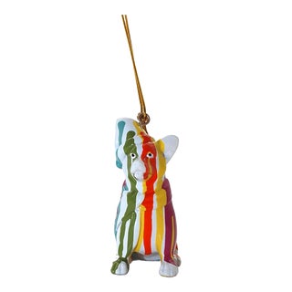 Interior Illusions Plus Welsh Corgi Holiday Dog Ornament For Sale
