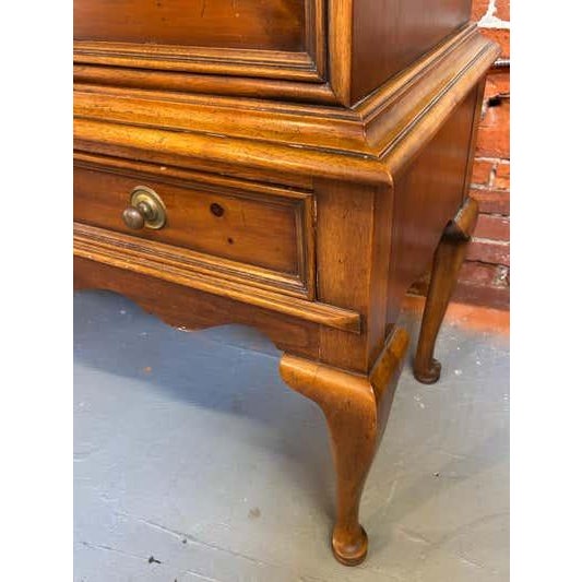 Drexel Tall Boy Dresser, Walnut, Hollywood Regency Style, USA, 1970 For Sale - Image 11 of 14