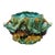 Antique French Onnaing Majolica Blackamoor and Lions Jardinière, C. 1900 For Sale