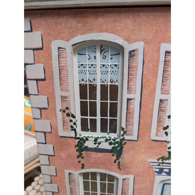 Eric Lansdown Vintage Hand Crafted Signed Dollhouse Circa 1985 For Sale - Image 13 of 17