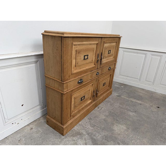 Antique Oak Notarys Cabinet, 1900s For Sale - Image 4 of 8