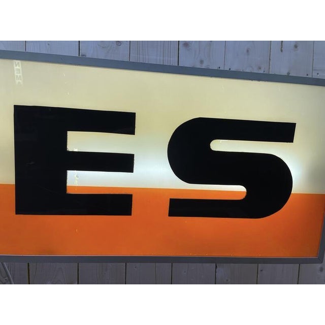 Vintage Illuminated Cycles Sign For Sale - Image 3 of 7