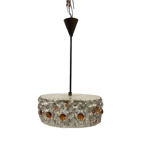 Vintage Hanging Ceiling Lamp, 1970 For Sale