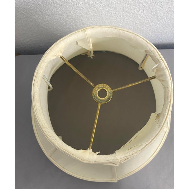 1930s Staffordshire Dog Lamp by Frederick Cooper With Original Shade For Sale - Image 11 of 11