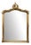 French Carved Scroll Mirror in Gilt Finish For Sale