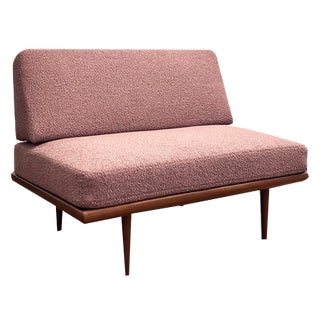 Danish Mid-Century Minerva 2-Seater Sofa by Peter Hvidt and Orla Mølgaard Nielsen for France & Son, 1960s For Sale