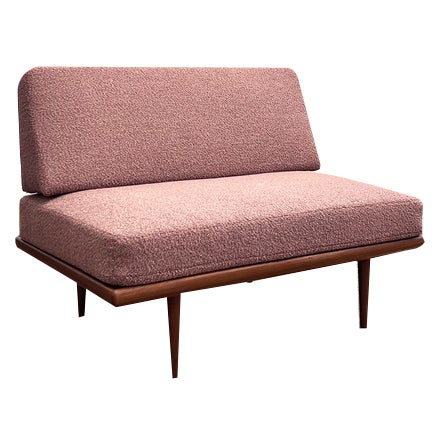 Danish Mid-Century Minerva 2-Seater Sofa by Peter Hvidt and Orla Mølgaard Nielsen for France & Son, 1960s For Sale