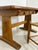 Vintage Oak Writing Desk with Trestle Base, 1940s For Sale - Image 10 of 16