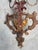 Silver Pair of Louis XVI Style Mid-Century Italian Hand Carved Candle Wall Sconces. For Sale - Image 8 of 9