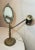 Victorian Rare Antique Ornate Dépose Brass Adjustable Vanity Mirror Desk Lamp Combo For Sale - Image 3 of 12