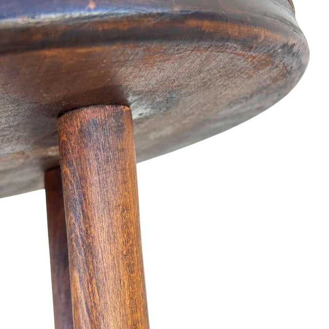 Late 19th Century Late Victorian Thonet Style Bentwood Oak Tripod Plant Stand Pedestal Table For Sale In Los Angeles - Image 6 of 6