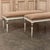 Pair of Antique French Louis XVI Neoclassical Painted and Parcel Gilt Benches For Sale In Dallas - Image 6 of 18
