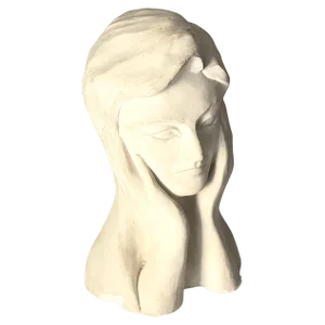 Art Deco Plaster Sculpture in the Style of Jan & Joel Martel, France, 1930s