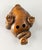 Brown 20th Century Japanese Carved Boxwood Netsuke of a Three Legged Toad or Frog For Sale - Image 8 of 10