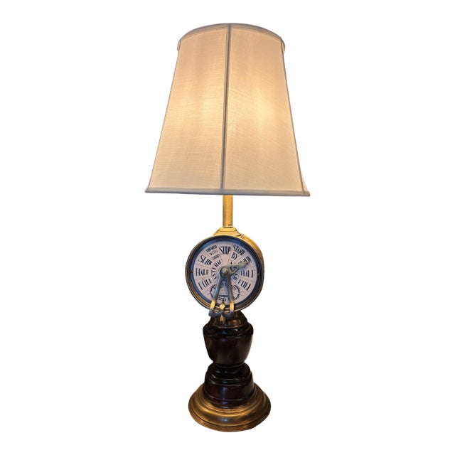 Antique Baldwin-Brockett Ship’s Telegraph Lamp For Sale