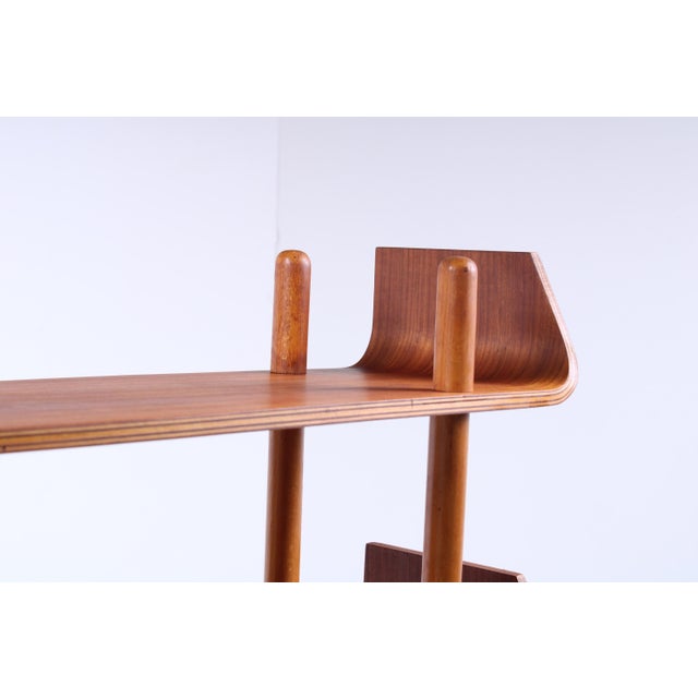 Teak Wall Unit attributed to Willem Lutjens for Gouda Den Boer, 1950s For Sale - Image 13 of 18