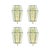 Mid-Century Modern Glass and Brass Wall Lamps from Limburg, Germany, 1960s, Set of 4 For Sale - Image 9 of 9